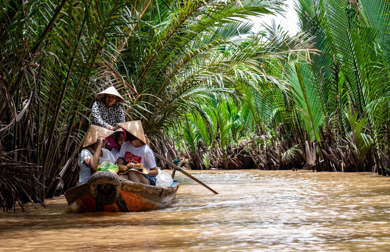 Mekongfloden, Vietnam