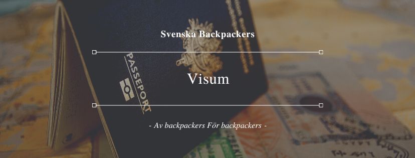 Visum svenska backpackers