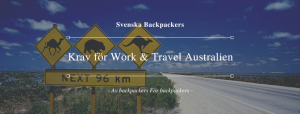 Krav för Work & Travel Australien